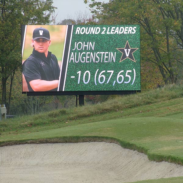 Leaderboard on course 4