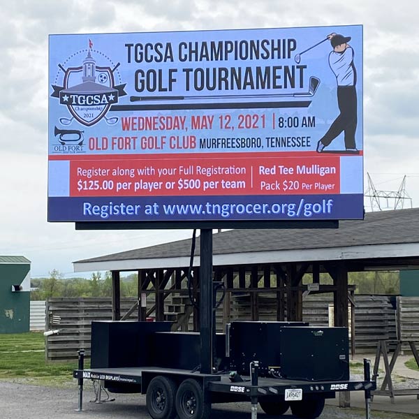 Leaderboard on course 10