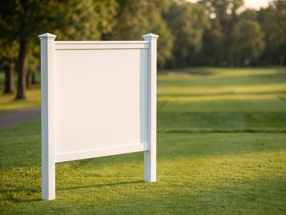 Sponsor Banners: 4 × 6 ft