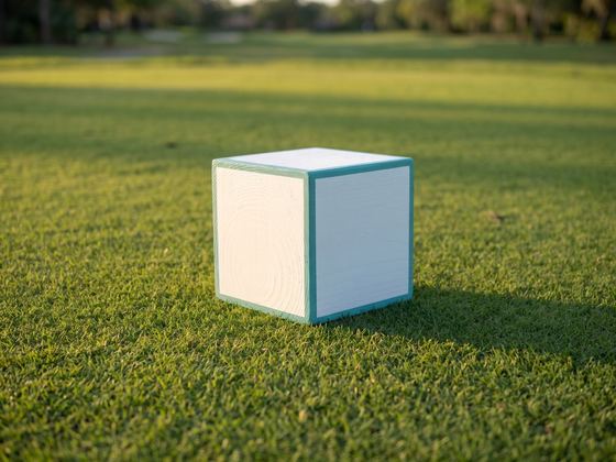 Tee Markers: Solid Wood Block Print